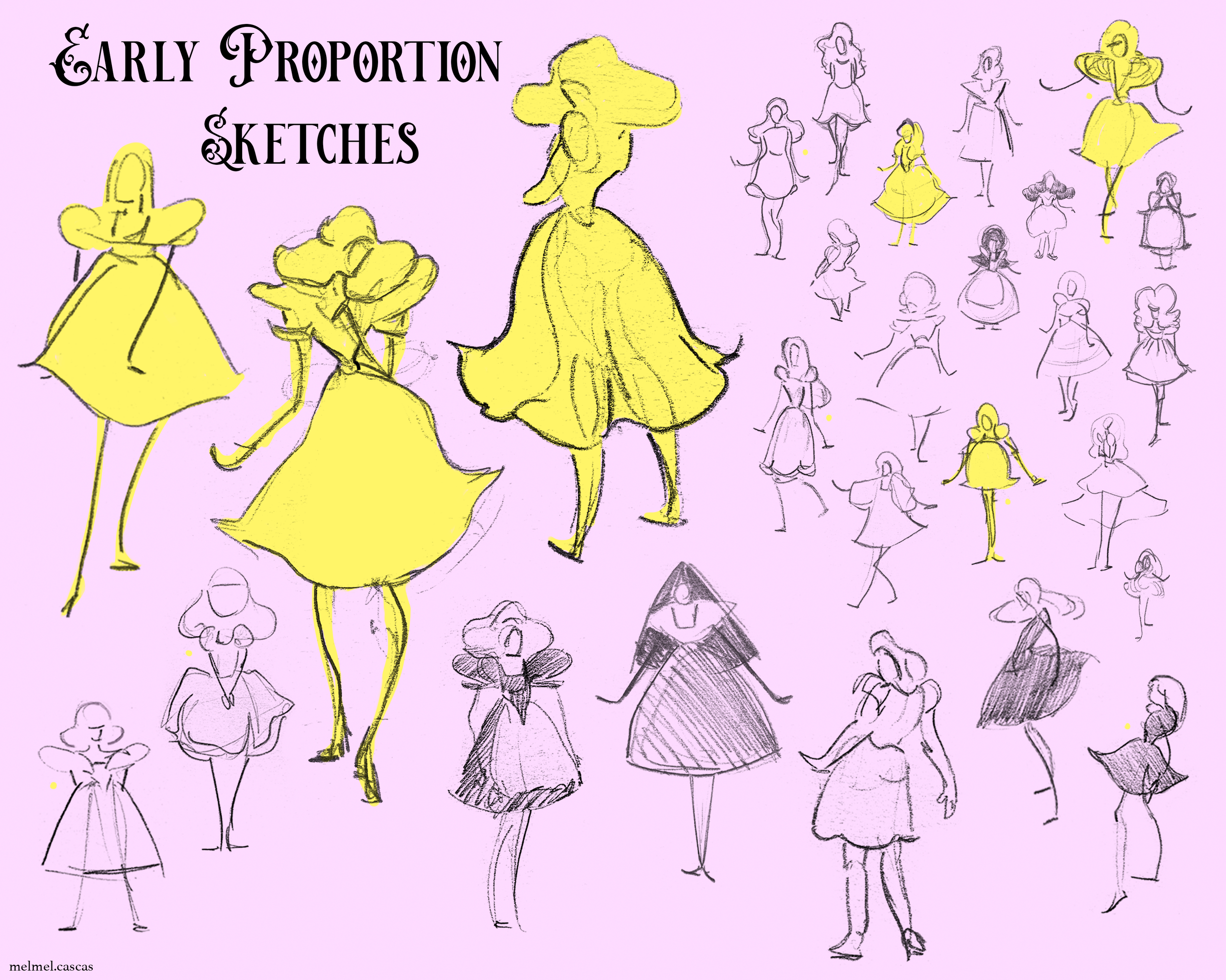 early proportion sketches