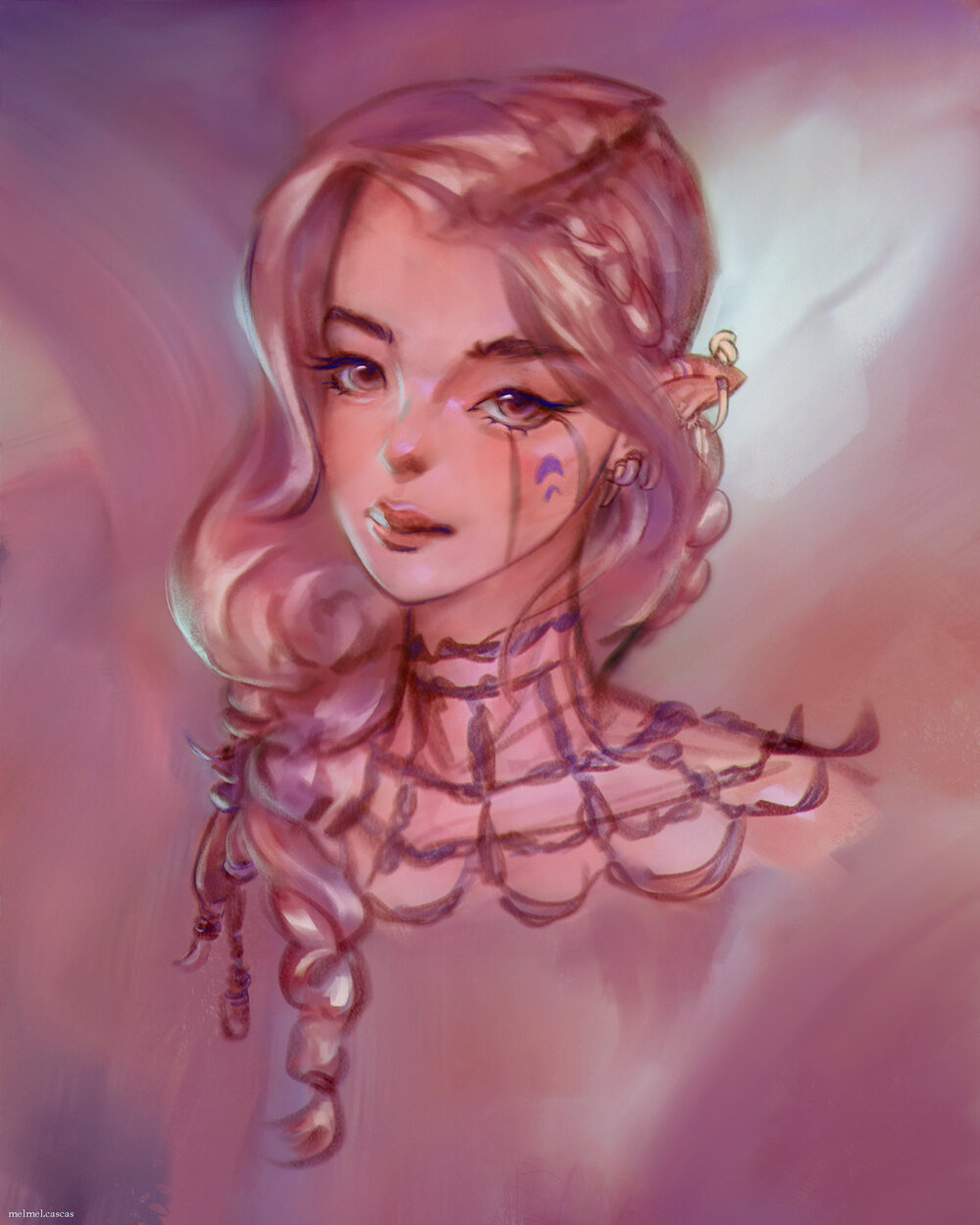 fishermaid in semi-realistic design