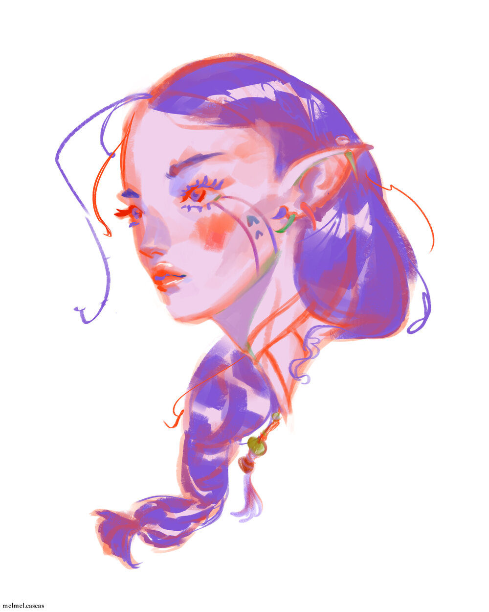 character in the design Holley Warburton