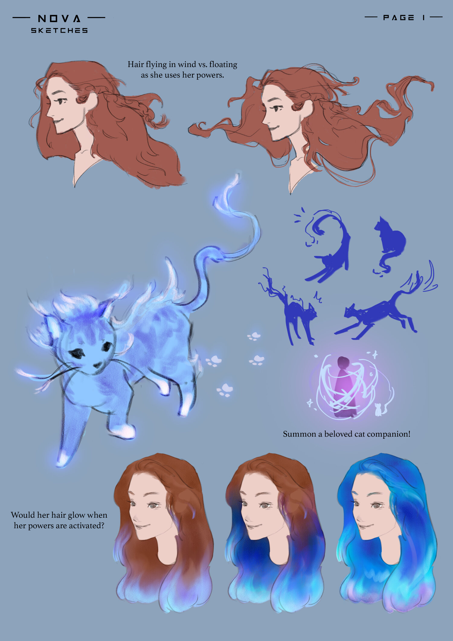 designs for how her powers work