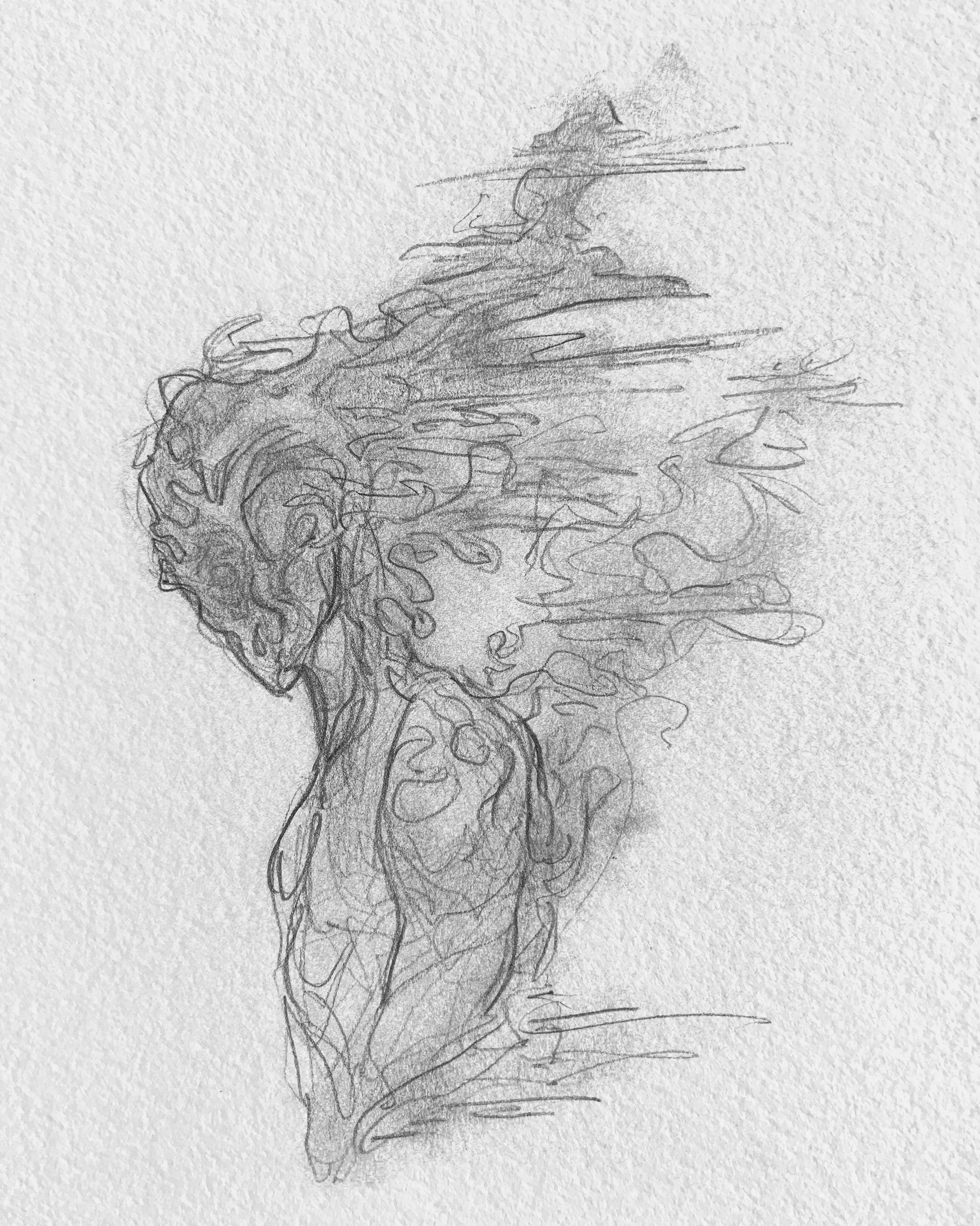 sleep paralysis monster in smoke
