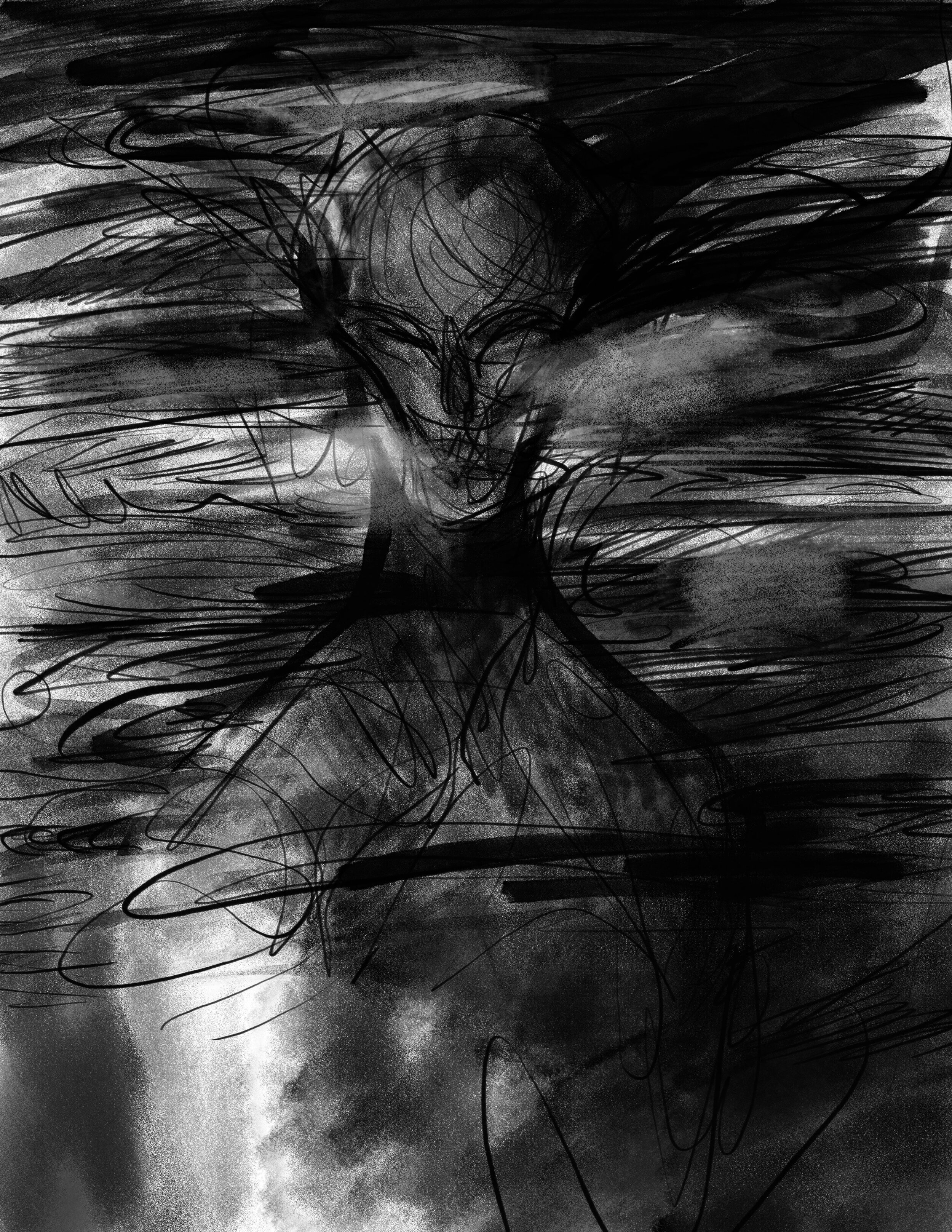 sketch of monster