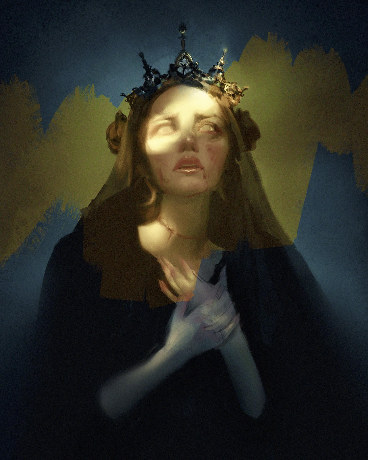 illustration of a woman with a crown